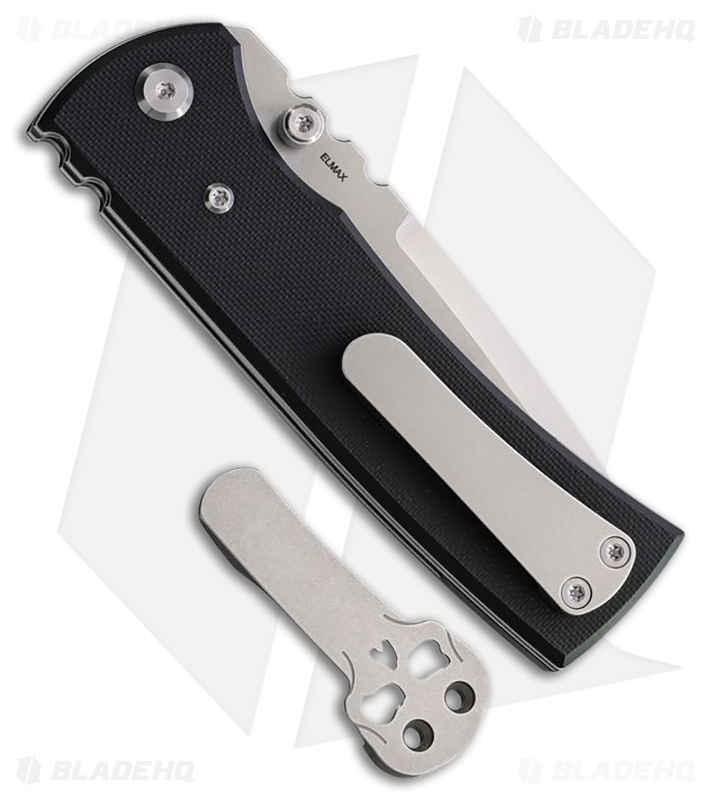Chaves Knives Redencion 229 Drop Point Knife Black G-10 (3.5" Satin)