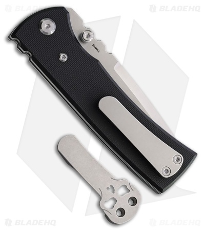 Chaves Knives Redencion 229 Drop Point Knife Black G-10 (3.5" Satin)