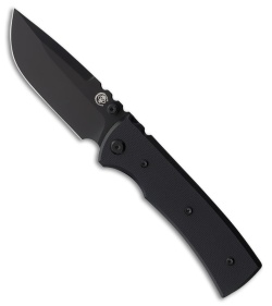 Chaves Redencion 229 Blue Label Drop Point Knife Black G-10 (3.5" Black PVD)