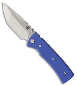 Chaves Knives Redencion 229 Tanto Knife Blue G-10 (3.5" Satin)