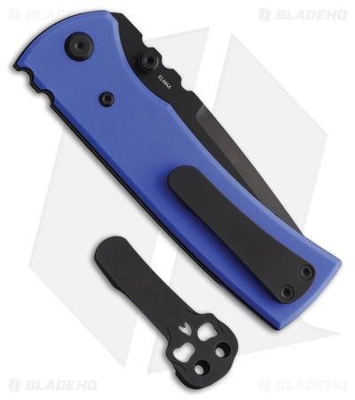 Chaves Redencion 229 Blue Label Drop Point Knife Blue G-10 (3.5" Black PVD)