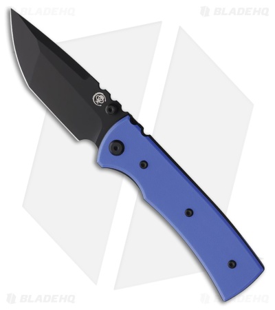 Chaves Redencion 229 Blue Label Tanto Knife Blue G-10 (3.5" Black PVD)