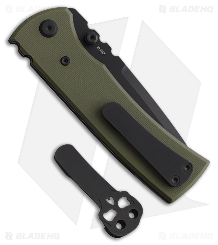 Chaves Redencion 229 Blue Label Tanto Knife OD Green G-10 (3.5" Black PVD)