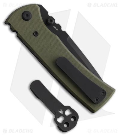 Chaves Redencion 229 Blue Label Tanto Knife OD Green G-10 (3.5" Black PVD)