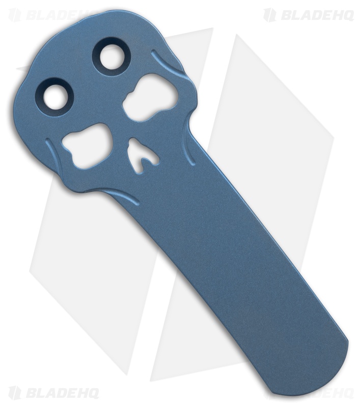 Chaves Redencion 229 Blue Label DP Knife Black Knurled Al/Blue Ti (3.6" SW)