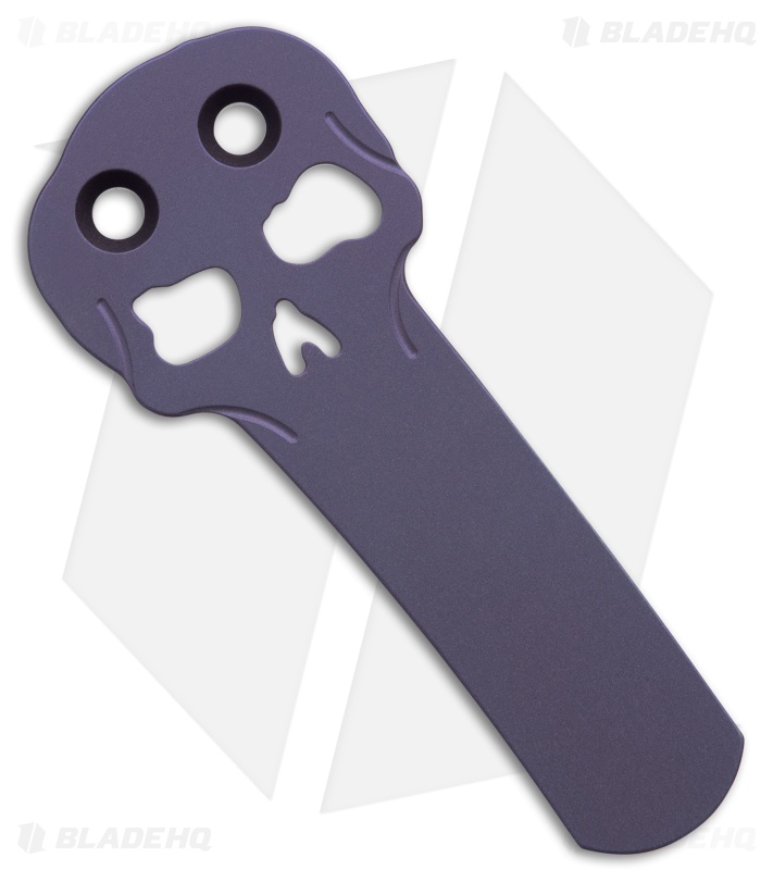 Chaves Redencion 229 Blue Label DP Knife Black Knurled Al/Purple Ti (3.6" PVD)