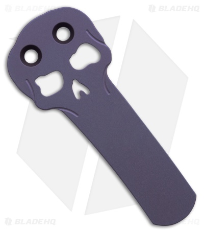 Chaves Redencion 229 Blue Label DP Knife Black Knurled Al/Purple Ti (3.6" PVD)