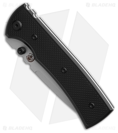 Chaves Redencion 229 Blue Label Tanto Knife Black Knurled Al/Black Ti (3.6" PVD)