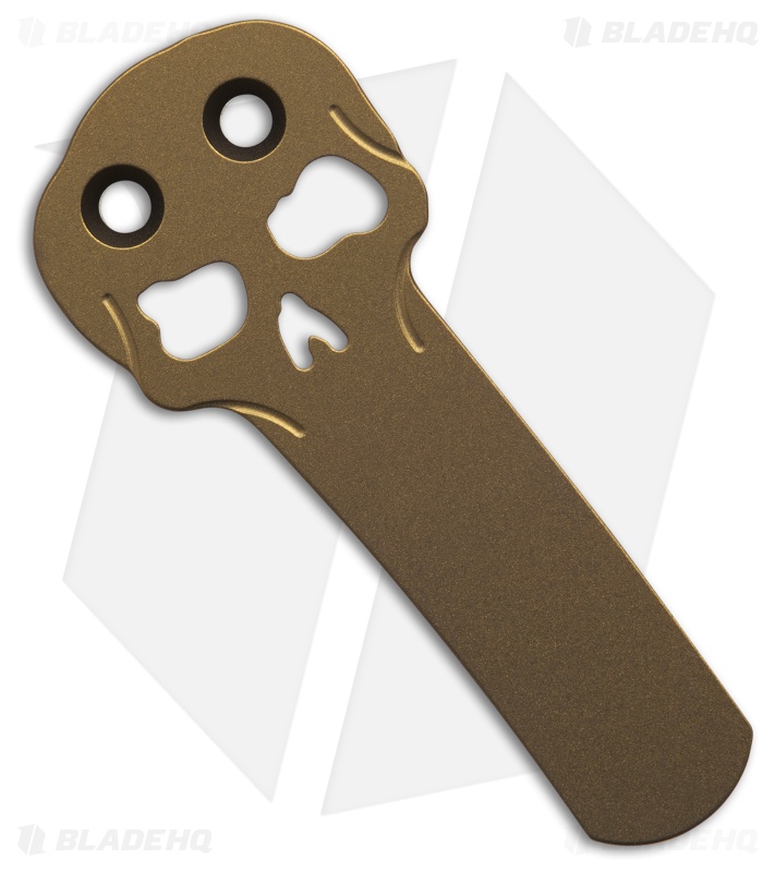 Chaves Redencion 229 Blue Label Tanto Knife Knurled Al/Bronze Ti (3.6" PVD)