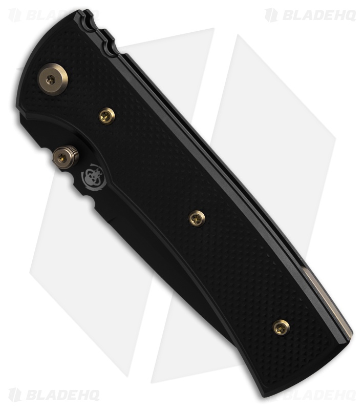 Chaves Redencion 229 Blue Label Tanto Knife Knurled Al/Bronze Ti (3.6" PVD)