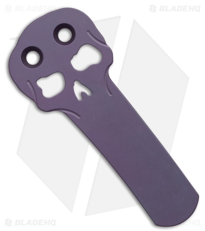 Chaves Redencion 229 Blue Label Tanto Knife Knurled Al/Purple Ti (3.6" PVD)