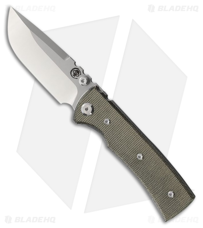 Chaves Knives Blue Label Redencion Street Knife Green Micarta (3.1" Satin)
