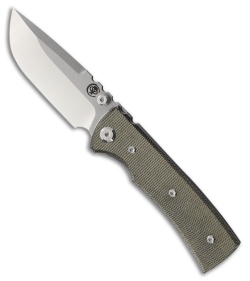 Chaves Knives Blue Label Redencion Street Knife Green Micarta (3.1" Satin)
