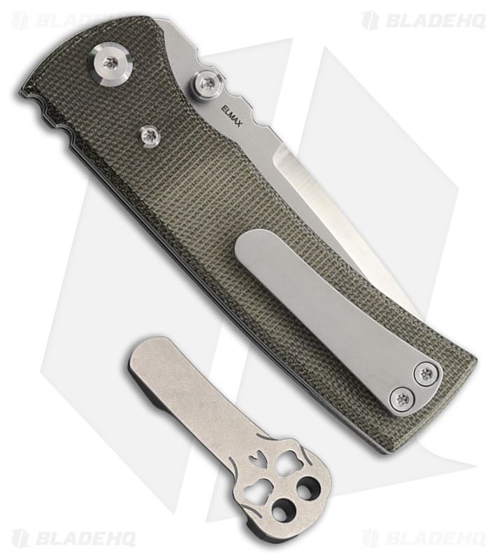 Chaves Knives Blue Label Redencion Street Knife Green Micarta (3.1" Satin)