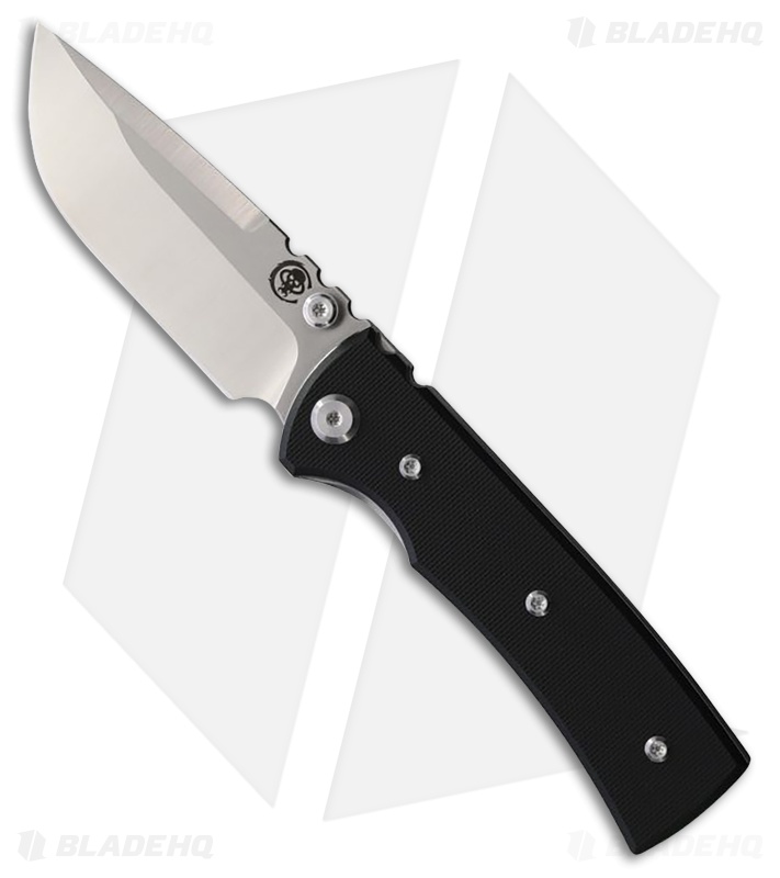 Chaves Knives Blue Label Redencion Street Knife Black G-10 (3.1" Satin)