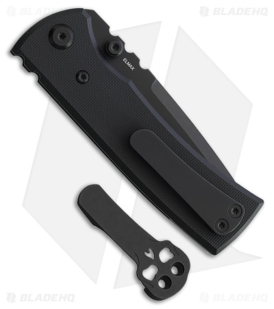 Chaves Knives Blue Label Redencion Street Tanto Knife Black G-10 (3.1" Black)