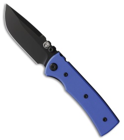 Chaves Knives Blue Label Redencion Street Knife Blue G-10 (3.1" Black PVD)