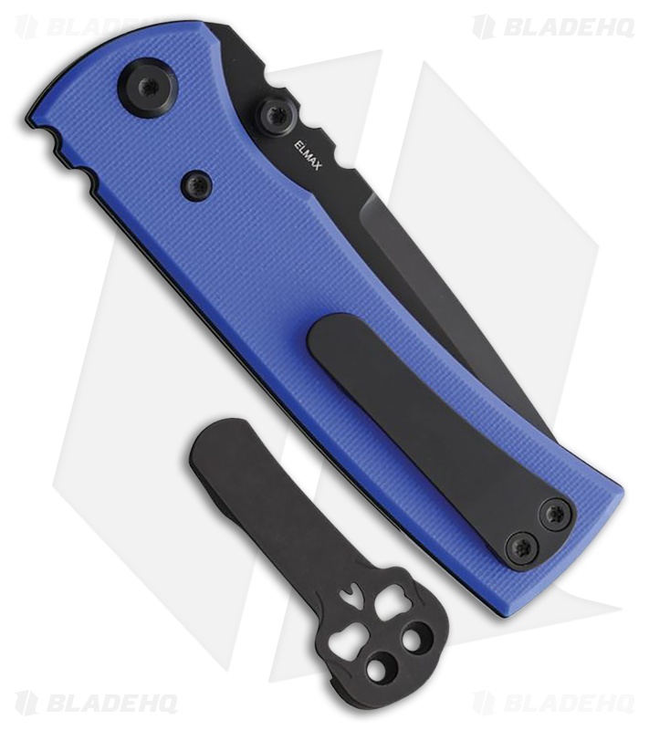 Chaves Knives Blue Label Redencion Street Knife Blue G-10 (3.1" Black PVD)