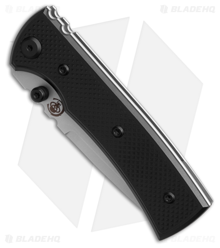 Chaves Redencion Street Blue Label DP Knife PVD Knurled Al/Black Ti (3.25" SW)