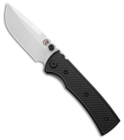 Chaves Redencion Street Blue Label DP Knife PVD Knurled Al/Black Ti (3.25" SW)