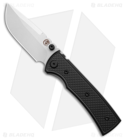 Chaves Redencion Street Blue Label DP Knife PVD Knurled Al/Black Ti (3.25" SW)