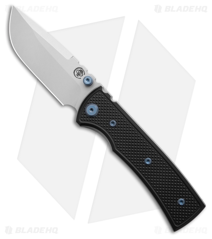 Chaves Redencion Street Blue Label DP Knife PVD Knurled Al/Blue Ti (3.25" SW)