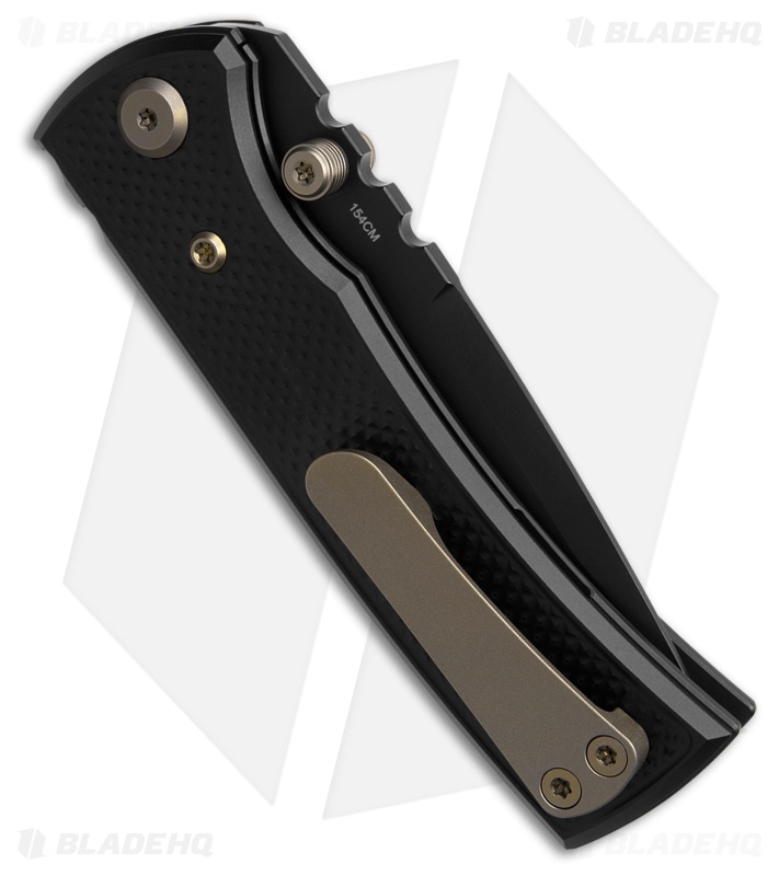 Chaves Redencion Street Blue Label DP Knife PVD Knurled Al/Bronze Ti (3.25" PVD)