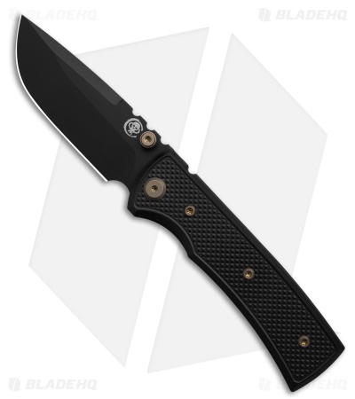 Chaves Redencion Street Blue Label DP Knife PVD Knurled Al/Bronze Ti (3.25" PVD)