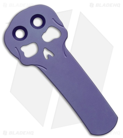 Chaves Redencion Street Blue Label DP Knife PVD Knurled Al/Purple Ti (3.25" PVD)
