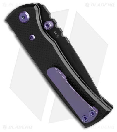 Chaves Redencion Street Blue Label DP Knife PVD Knurled Al/Purple Ti (3.25" PVD)