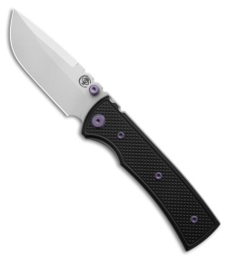 Chaves Redencion Street Blue Label DP Knife PVD Knurled Al/Purple Ti (3.25" SW)