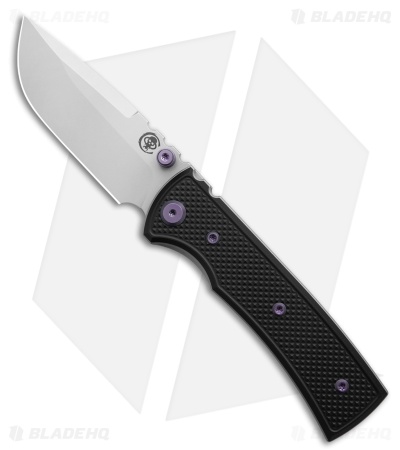 Chaves Redencion Street Blue Label DP Knife PVD Knurled Al/Purple Ti (3.25" SW)