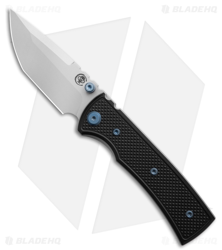Chaves Redencion Street Blue Label Tanto Knife Black Al/Blue Ti (3.25" SW)