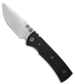 Chaves Redencion Street Blue Label Tanto Knife Black Al/Blue Ti (3.25" SW)
