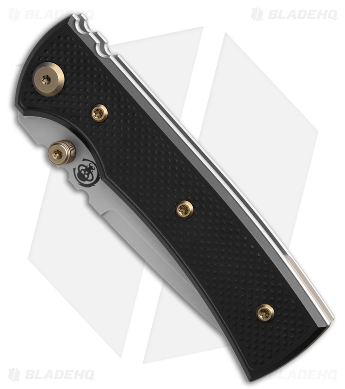 Chaves Redencion Street Blue Label Tanto Knife Black Al/Bronze Ti (3.25" SW)