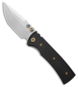Chaves Redencion Street Blue Label Tanto Knife Black Al/Bronze Ti (3.25" SW)