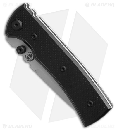 Chaves Redencion Street Blue Label Tanto Knife Knurled Al/Black Ti (3.25" SW)