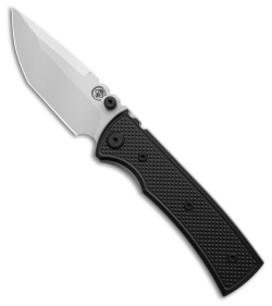 Chaves Redencion Street Blue Label Tanto Knife Knurled Al/Black Ti (3.25" SW)
