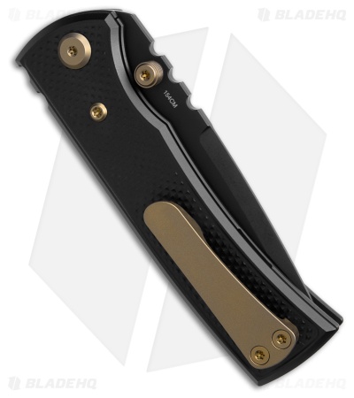Chaves Redencion Street Blue Label Tanto Knife Knurled Al/Bronze Ti (3.25" PVD)