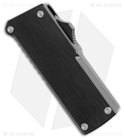 Chaves Handy Utility Blade (CHUB) OTF Knife Black Al Satin Hardware (1" Utility)