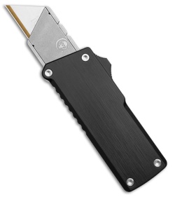 Chaves Handy Utility Blade (CHUB) OTF Knife Black Al Satin Hardware (1" Utility)