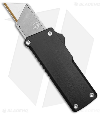 Chaves Handy Utility Blade (CHUB) OTF Knife Black Al Satin Hardware (1" Utility)