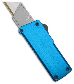 Chaves Handy Utility Blade (CHUB) OTF Knife Blue Al Black Hardware (1" Utility)