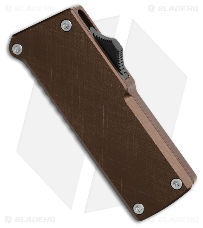 Chaves Handy Utility Blade (CHUB) OTF Knife Brown Aluminum (1" Utility)