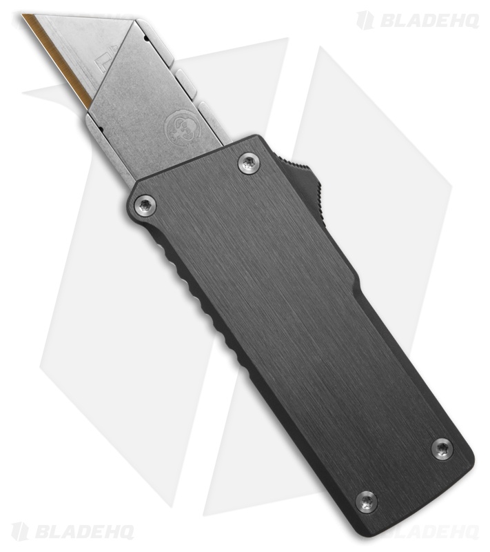 Chaves Handy Utility Blade (CHUB) OTF Knife Gray Aluminum (1" Utility)