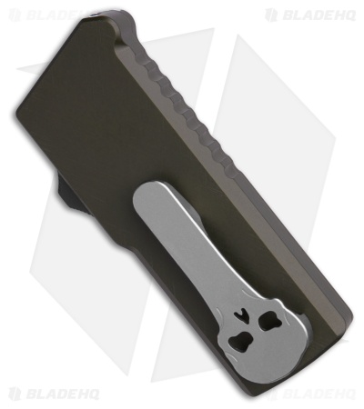 Chaves Handy Utility Blade (CHUB) OTF Knife Green Aluminum (1" Utility)
