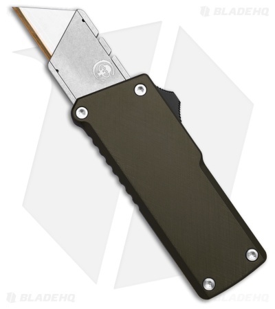 Chaves Handy Utility Blade (CHUB) OTF Knife Green Aluminum (1" Utility)