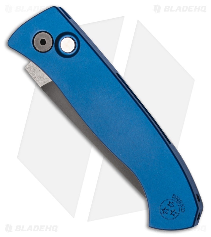Pro-Tech Brend Automatic Knife Blue Al (3.1" DLC) BSW26.Brend.1