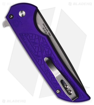 Pro-Tech Mordax MagnaCut Button Lock Knife Nexus Purple Al (3.5" SW)