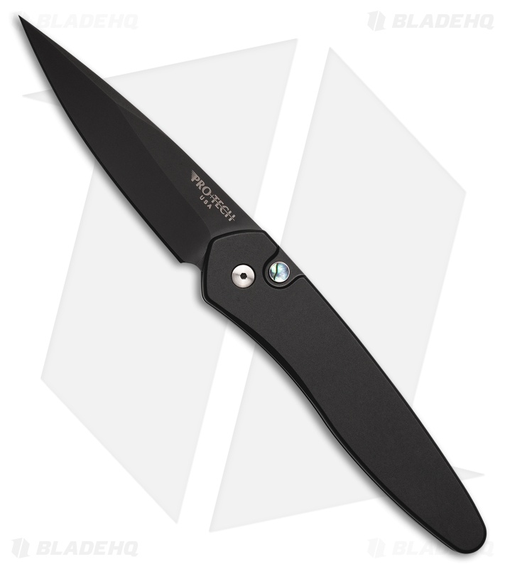 Pro-Tech Newport Automatic Knife Black Al (3" DLC) BSW26.Newport.1